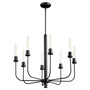 Sheridan 8 Light Chandelier - Black
