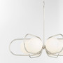 Belmont 6 Light Chandelier - Nickel