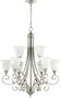 Bryant 9 Light Chandelier - Nickel