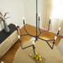 Merrick 8 Light Chandelier - Black