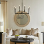 Merrick 8 Light Chandelier - Black