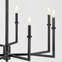 Merrick 8 Light Chandelier - Black