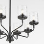 Starky 8 Light Chandelier - Black