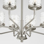 Starky 8 Light Chandelier - Nickel