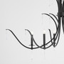 Majesty 6 Light Chandelier - Black