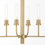 Sheridan 8 Light Linear - Brass