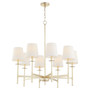 Belshaw 8 Light Chandelier - Silver