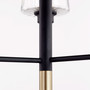 Dalia 3 Light Chandelier - Black
