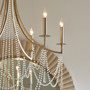 Malin 6 Light Chandelier - Silver