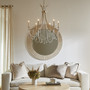 Malin 6 Light Chandelier - Silver