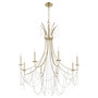 Malin 8 Light Chandelier - Silver