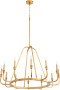 Marquee 12 Light Chandelier - Gold