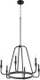 Marquee 6 Light Chandelier - Black