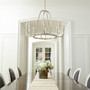 Marquee 8 Light Chandelier - Silver