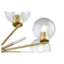 Volan 8 Light Chandelier - Brass