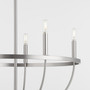 Tribute 5 Light Chandelier - Nickel