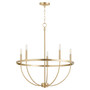 Tribute 5 Light Chandelier - Brass
