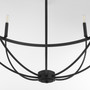 Tribute 8 Light Chandelier - Black