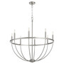 Tribute 8 Light Chandelier - Nickel