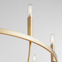 Tribute 8 Light Chandelier - Brass