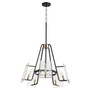 Tioga 5 Light Chandelier - Black
