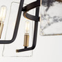 Tioga 5 Light Chandelier - Black