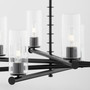 Juniper 6 Light Chandelier - Black