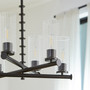 Juniper 6 Light Chandelier - Black