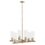 Juniper 6 Light Chandelier - Brass