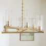 Juniper 6 Light Chandelier - Brass
