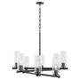 Juniper 8 Light Chandelier - Black
