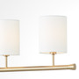 Harmony 7 Light Linear - Brass