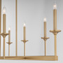 Eldorado 8 Light Linear - Brass