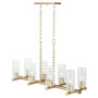 Juniper 8 Light Linear - Brass