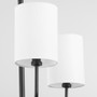 Harmony 3 Light Chandelier - Black