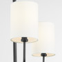 Harmony 3 Light Chandelier - Black