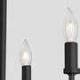 Harmony 3 Light Chandelier - Black