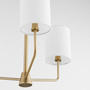 Harmony 3 Light Chandelier - Brass