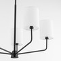 Harmony 5 Light Chandelier - Black