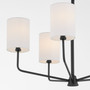 Harmony 5 Light Chandelier - Black