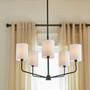Harmony 5 Light Chandelier - Black