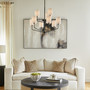 Harmony 9 Light Chandelier - Black
