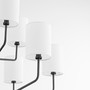 Harmony 9 Light Chandelier - Black