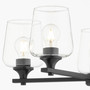 Veno 5 Light Chandelier - Black