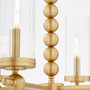 Lee Blvd 6 LightChandelier- Brass