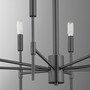 Hamilton 8 Light Chandelier - Black