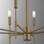 Hamilton 8 Light Chandelier - Dark Brass