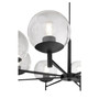Lyon 8 Light Chandelier - Black