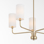 Charlotte 5 Light Chandelier - Brass