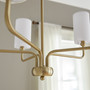 Charlotte 5 Light Chandelier - Brass